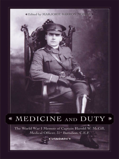 Title details for Medicine and Duty by Harold W. McGill - Available
